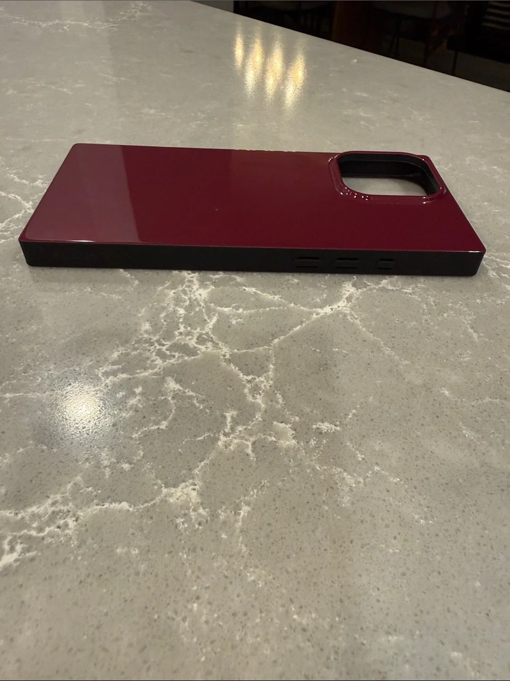 FLAUNT SQUARE® Burgundy iPhone 16 Pro Max square case